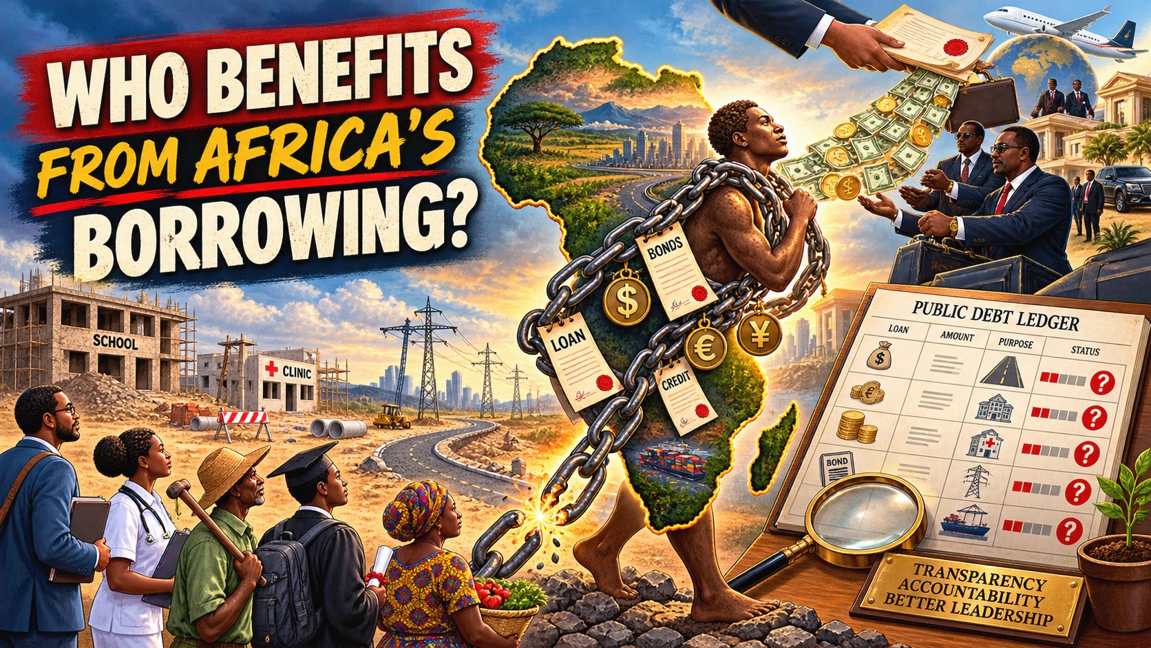 Who Benefits from Africa’s Borrowing? The Leadership Failure Behind the Continent’s Debt Crisis